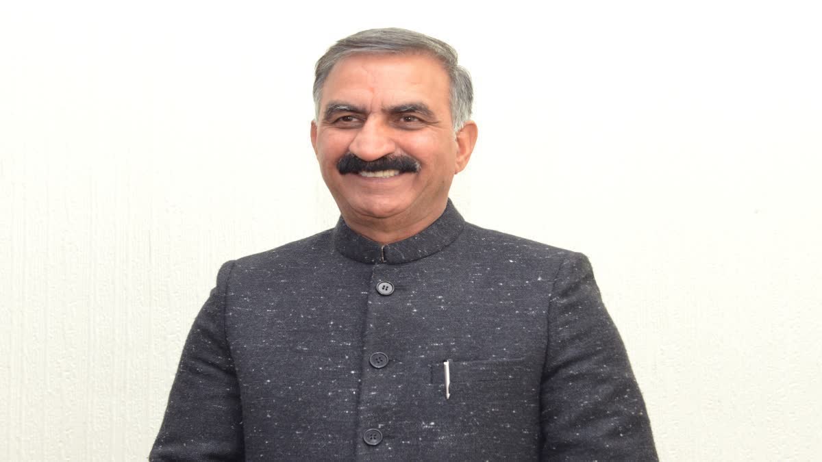 CM Sukhvinder Singh Sukhu Himachal Pradesh