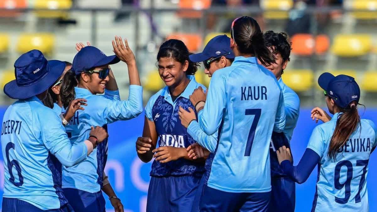 India Women vs Sri Lanka Women Highlights  Asian Games 2023  India Women  ഏഷ്യന്‍ ഗെയിംസ് 2023  സ്‌മൃതി മന്ദാന  ഇന്ത്യ vs ശ്രീലങ്ക  Asian Games 2023 Women T20 Final Result  Titas Sadhu  ടിറ്റാസ് സധു