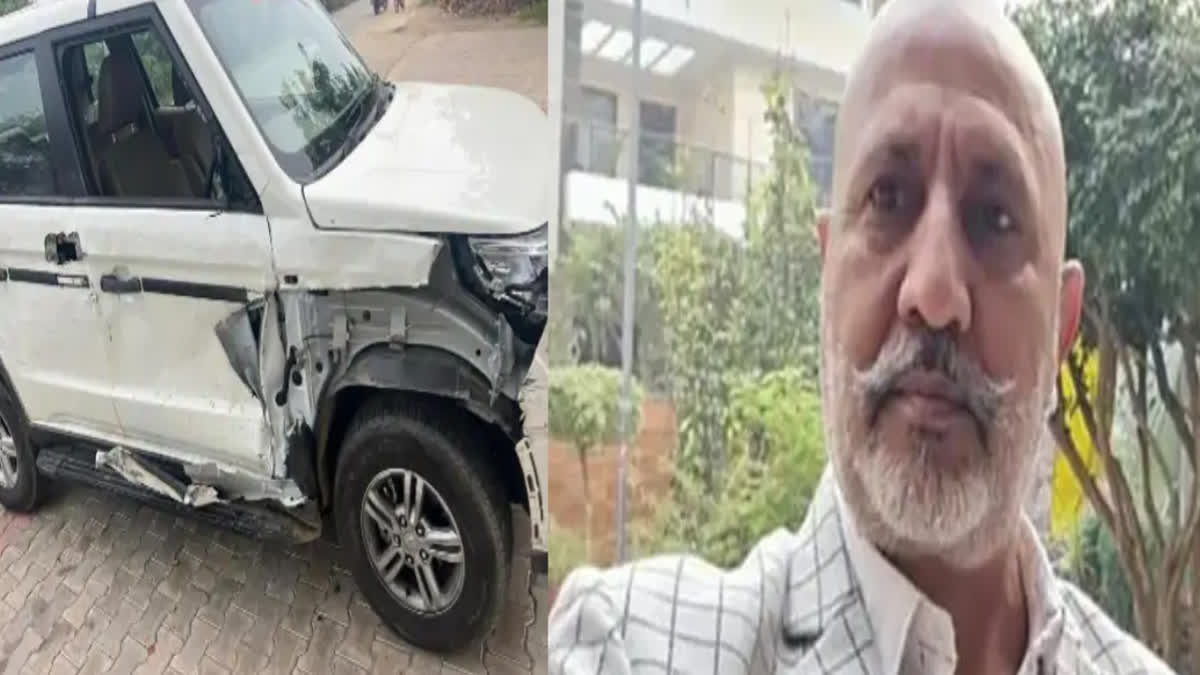 Chief Minister Bhagwant Mann's media adviser Baltej Pannu's car collided with a truck