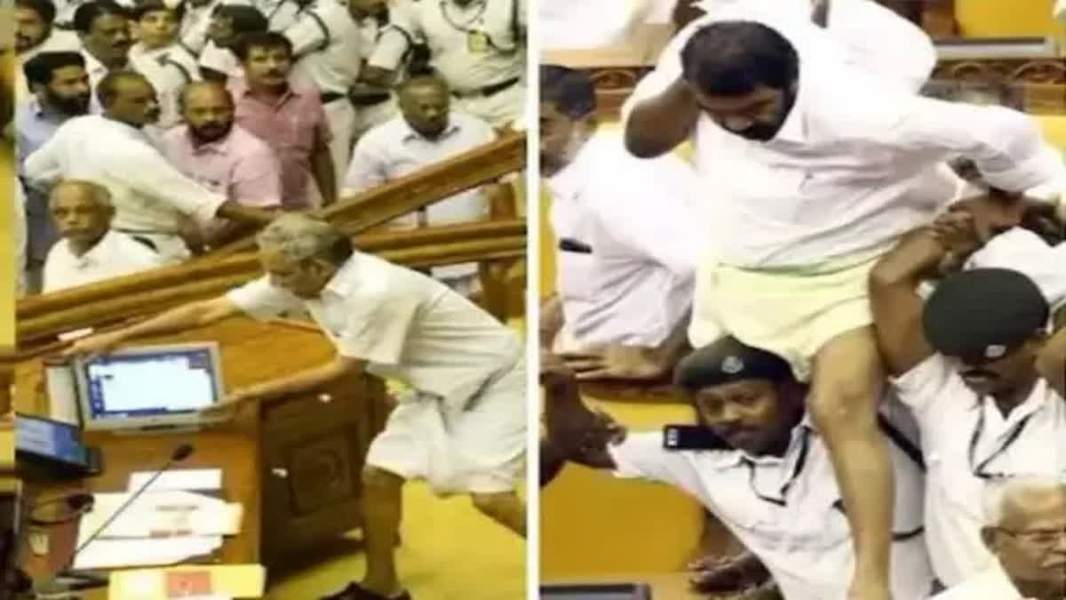 Assembly Ruckus case  investigation closed on assembly ruckus case  K M Mani  Budget speech  v sivankutty  നിയമസഭ കൈയാങ്കളി കേസ്  നിയമസഭ കൈയാങ്കളി കേസ് പ്രതികള്‍  നിയമസഭ കൈയാങ്കളി തുടരന്വേഷണം  കെ എം മാണിയുടെ ബജറ്റ് പ്രസംഗം  വി ശിവന്‍കുട്ടി