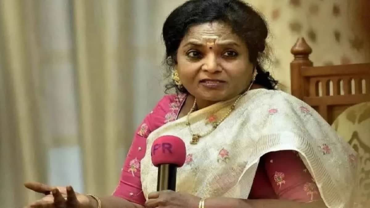 Etv Bharat Tamilisai Rejected Nominated Quota MLCs Names  Tamilisai Soundarajan VS BRS  Tamilisai Soundarajan Vs KCR  Telangana Nominated Quota MLCs  Governor Rejected Nominated Quota MLCs  തമിഴിസൈ സൗന്ദരരാജൻ  തെലങ്കാന ഗവർണർ  ദാസോജു ശ്രവണ്‍  കുറ്‌റ സത്യനാരായണ  Kurra Satyanarayana  Sravan Dasoju