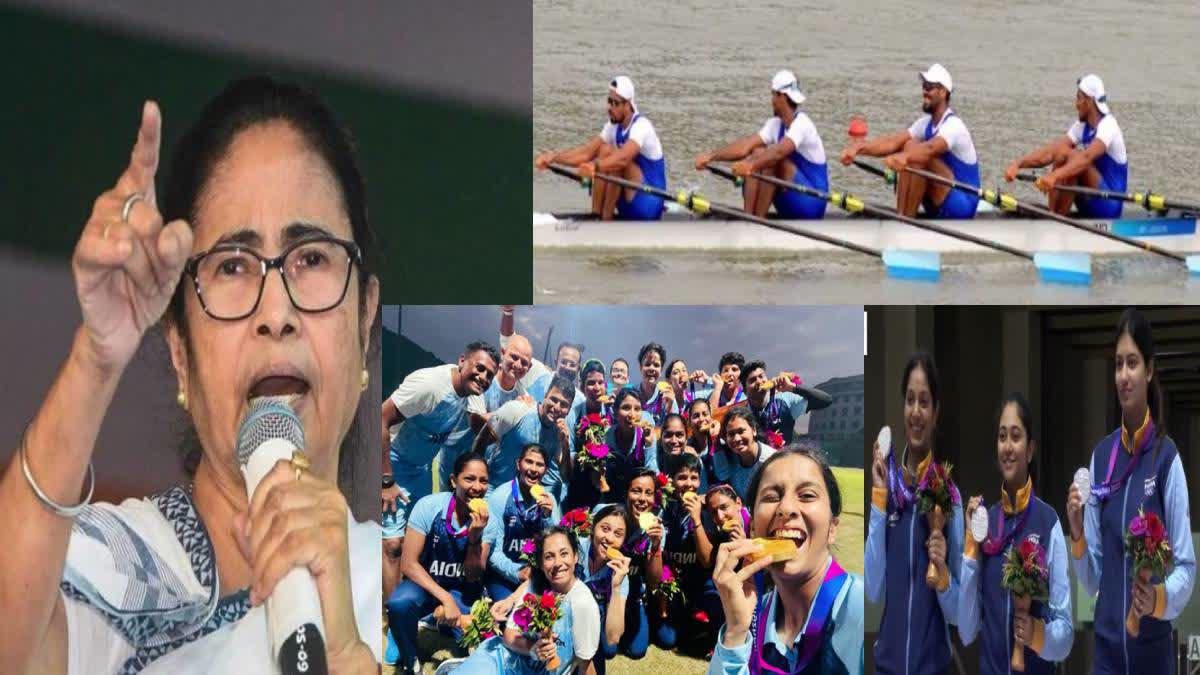 ممتا نے ایشیائی کھیلوں میں تمغے جیتنے پر ہندوستانی کھلاڑیوں کو مبارکباد دی