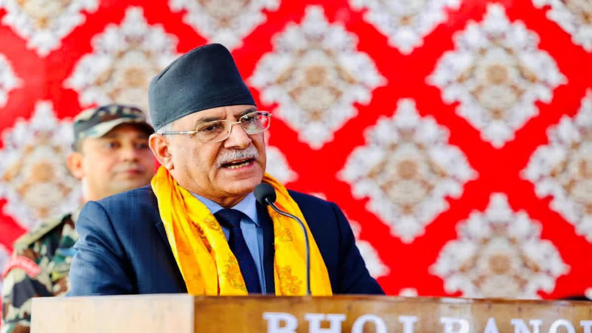Nepal Prime Minister Pushpa Kamal Dahal Prachanda