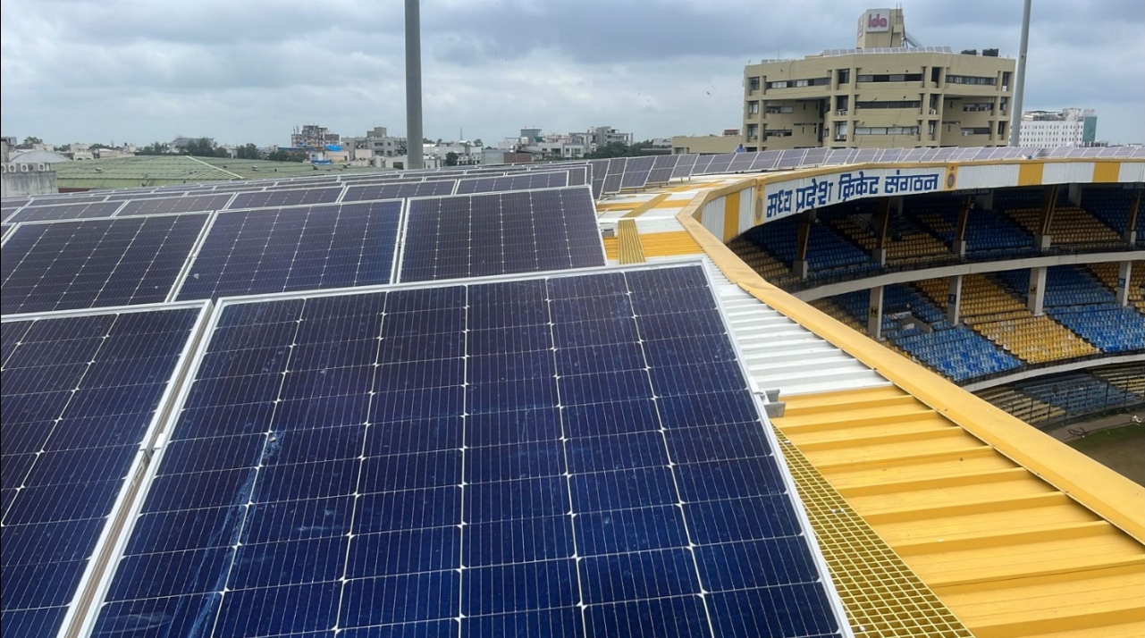 solar energy plant produce 277400 units in indore