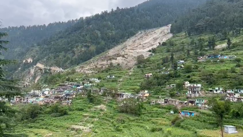 Landslide in Pagnau Village