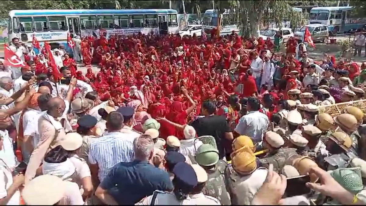 Haryana Asha Workers Protest