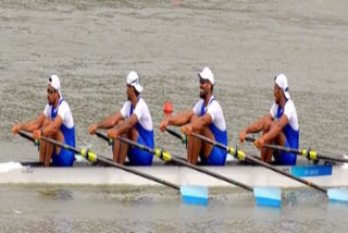 Indian rowers won the second bronze medal of the day at the Asian Games here on Monday.