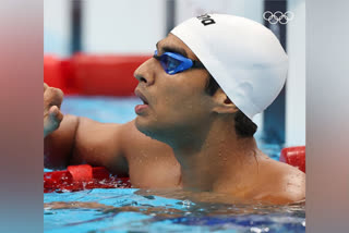 In the men's 50 m backstroke, heat four, India's Srihari Nataraj finished third out of eight in his heat event with timings of 25.43 securing a place in the final.