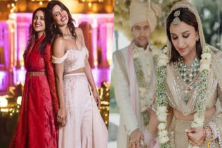 Priyanka Chopra sends 'blessings' as Parineeti Chopra shares pictures from her wedding with Raghav Chadha