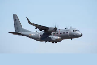 Induction of first C-295 aircraft into IAF in presence of Defence Minister Rajnath Singh