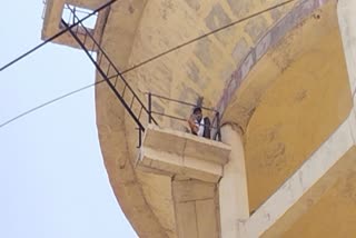 Youth climbs atop water tank to protest delay in compassionate appointment in CRPF in place of deceased father