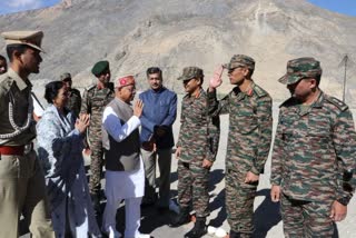 Shiv Pratap Shukla visited border areas of tibet