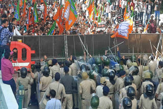 Shimla BJP Protest