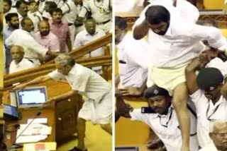 Assembly Ruckus case  investigation closed on assembly ruckus case  K M Mani  Budget speech  v sivankutty  നിയമസഭ കൈയാങ്കളി കേസ്  നിയമസഭ കൈയാങ്കളി കേസ് പ്രതികള്‍  നിയമസഭ കൈയാങ്കളി തുടരന്വേഷണം  കെ എം മാണിയുടെ ബജറ്റ് പ്രസംഗം  വി ശിവന്‍കുട്ടി