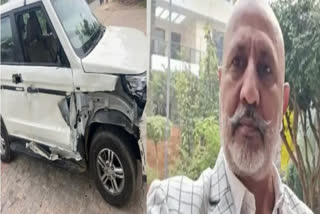 Punjab Chief Minister Bhagwant Mann's media adviser, Baltej Pannu, had a close shave on Monday when the car he was driving was hit by a truck. The truck hit Pannu's car when it (truck) was coming from the front. Fortunately, he was unscathed in the accident.