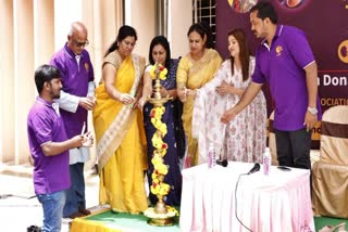 Ashwini Puneeth Rajkumar and Dhruva sarja joined hands with karunya ram social work