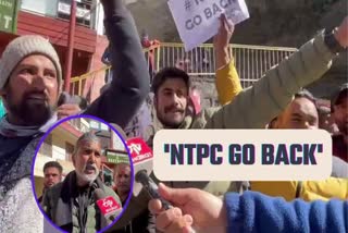 Protest against NTPC tunnel in Joshimath