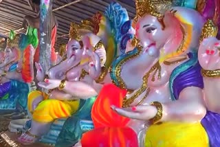 POP Ganesh Idols Immersion
