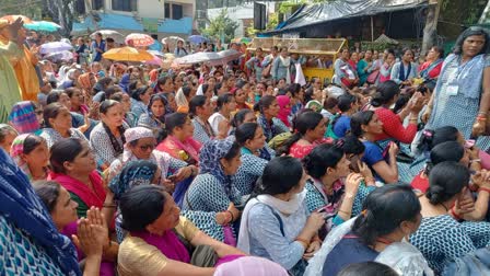 Anganwadi Worker Protest Dehradun