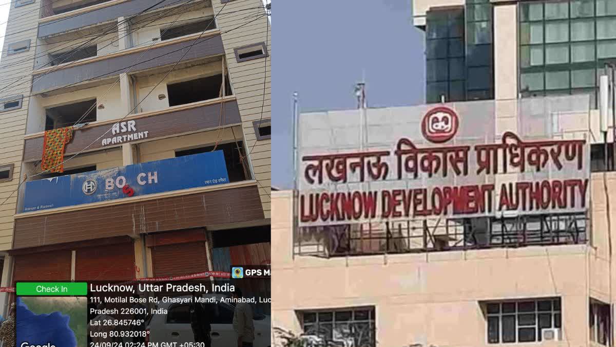 lda news lucknow development authority seals illegal constructions latest news