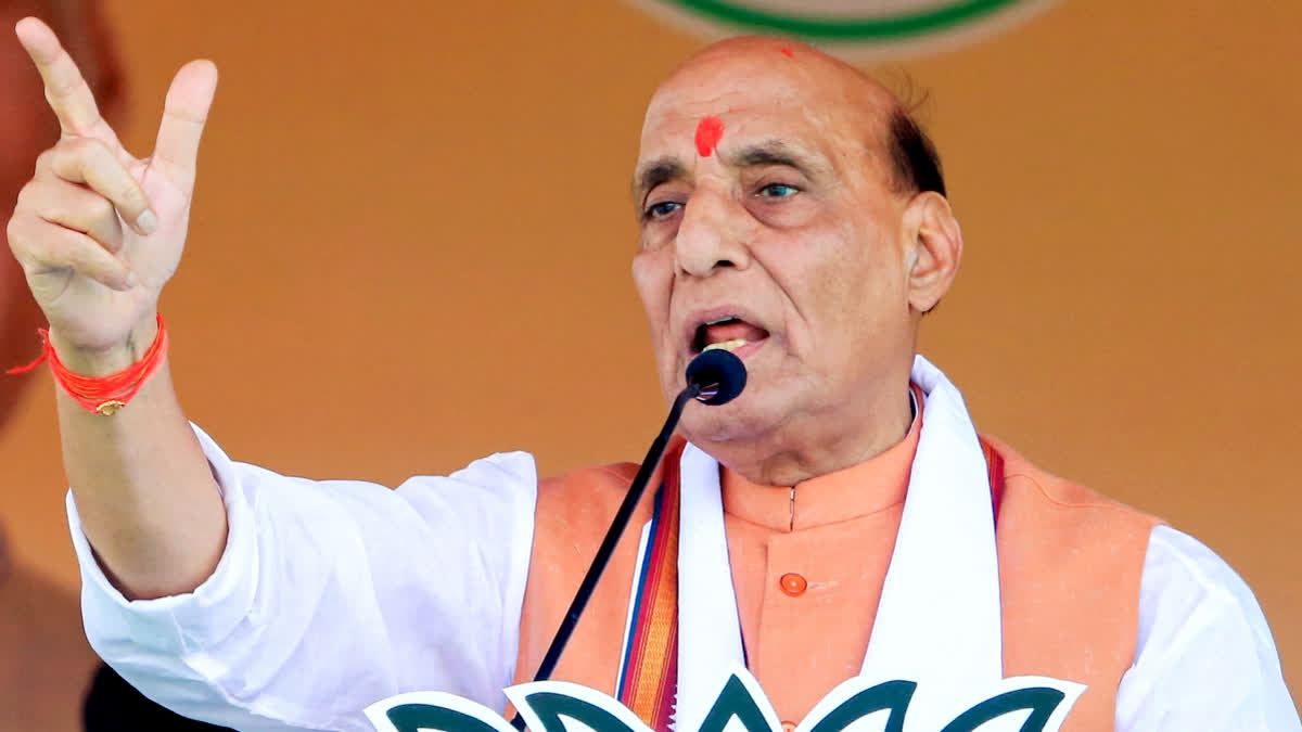 File photo of Defence Minister Rajnath Singh