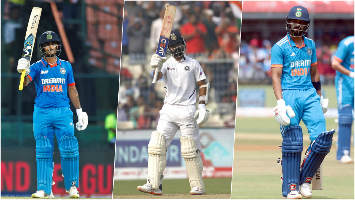 Ishan Kishan, Ajinkya rahane and Ruturaj Gaikwad