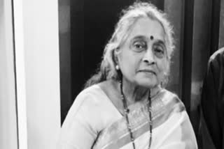 V SHANTARAM DAUGHTER  FILMMAKER MADHURA JASRAJ  മധുര ജസ്‌രാജ് അന്തരിച്ചു  സംവിധായിക മധുര ജസ്‌രാജ്