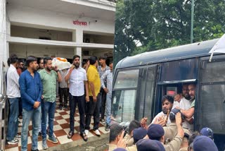 BJP funeral procession in dehradun