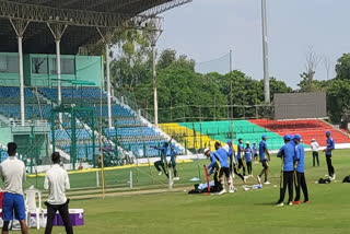 TEAM INDIA STARTED PRACTICE