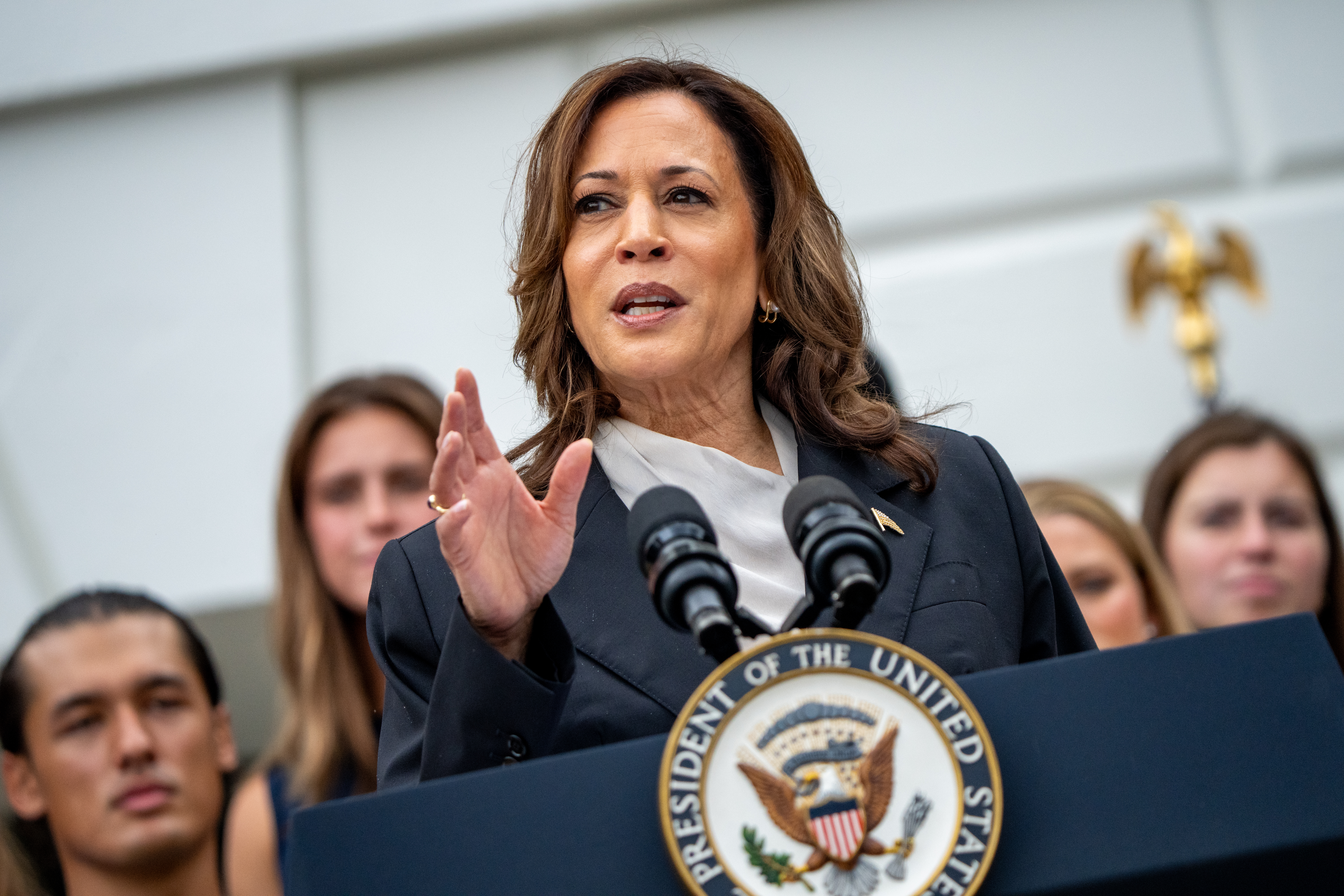 Democratic Party Vice President Kamala Harris