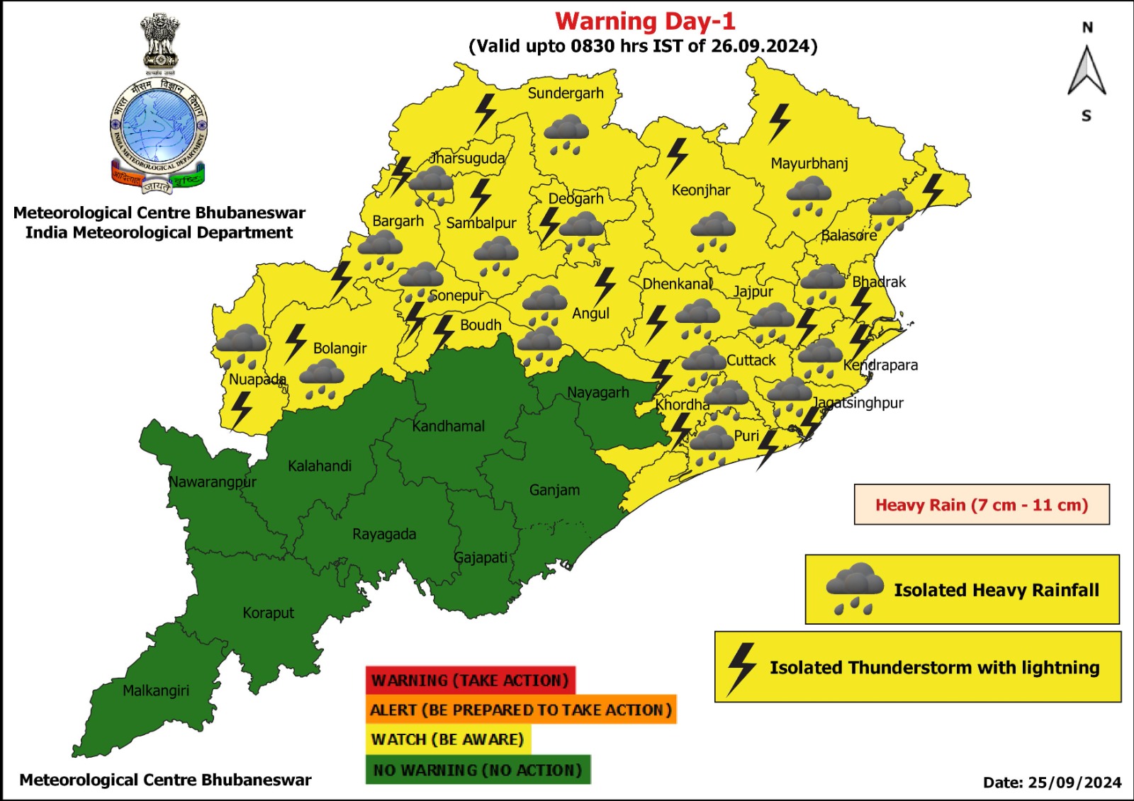 Odisha Weather Latest Update