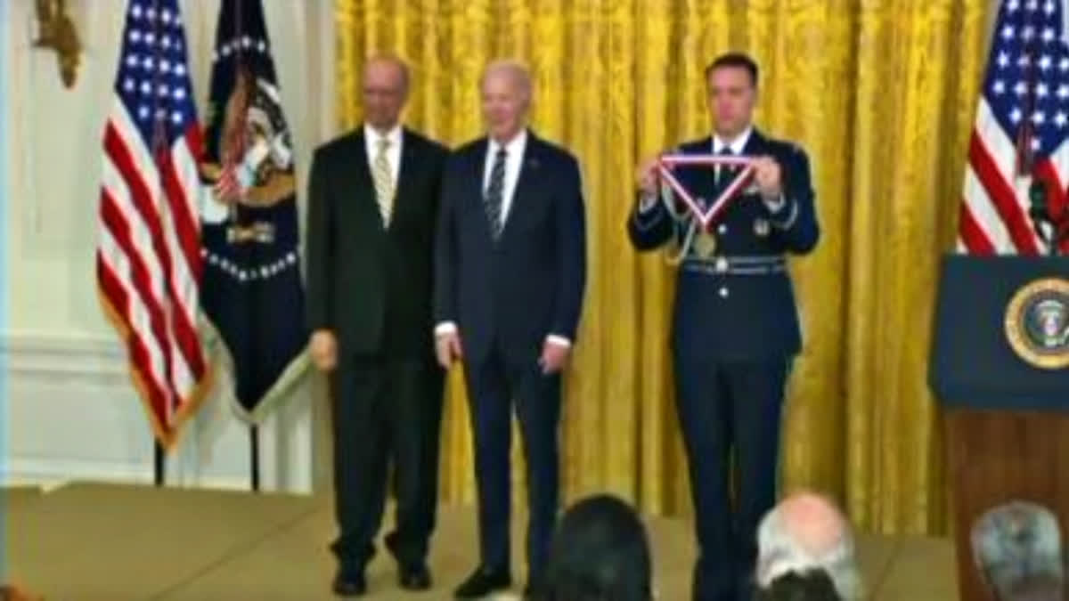 President Biden presents National Medal for Technology & Innovation to Indian-American scientist Ashok Gadgil