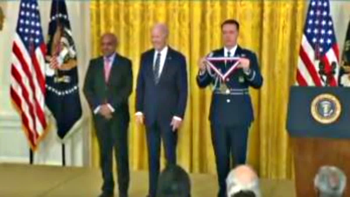 President Biden presents National Medal of Science to Indian-American scientist Subra Suresh