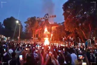 Burning Ravana Effigies at Duliajan