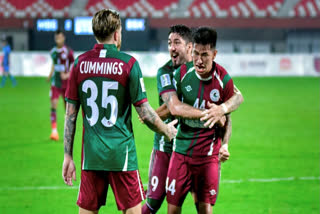 Bashundhara Kings of Bangladesh halted Mohun Bagan Super Giant's match-winning run by securing a hard-fought 2-2 draw in Group D of the Asian football competition at Bhubaneswar.