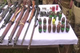 Manipur police recover arms