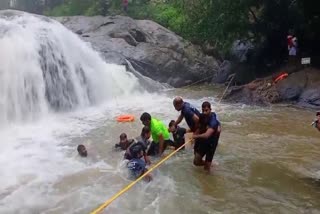 Body Of Youth Found  യുവാവിന്‍റെ മൃതദേഹം കണ്ടെത്തി  Kochukarimtharuvi Waterfalls  Body Of Youth Found  വാഴവരയിൽ വീണ്ടും വന്യജീവി  kerala news updates  latest news in kerala