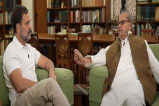 Etv BharCongress Leader Rahul gandhi talks to Satpal Malikat