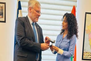 Kangana Ranaut Met With Israel's ambassador Naor Gilon