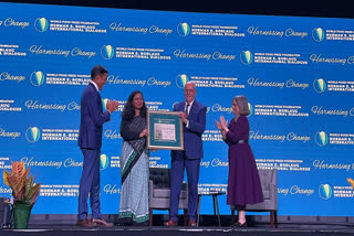 Agricultural scientist, Dr Swati Nayak, was bestowed with the world's prestigious Norman Borlaug Field Award in America on Tuesday. Dr. Nayak was feted at an event organized under the aegis of "Global Food Policy and Diplomacy" held between October 24 and October 26 in Iowa the United States.