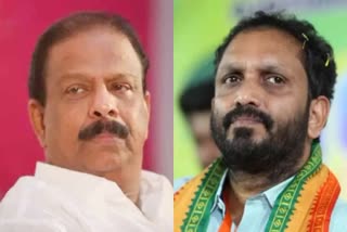 Sudhakaran alleges cpm bjp nexus  K Sudhakaran About CPM BJP Relationship  കെ സുധാകരന്‍  കെ സുരേന്ദ്രന്‍  K Surendran  മഞ്ചേശ്വരം തെരഞ്ഞെടുപ്പ് കോഴക്കേസ്‌  Manjeswaram election corruption case  BJP state president K Surendran  ബിജെപി സിപിഎം ബന്ധം  കെപിസിസി പ്രസിഡന്‍റ്‌ കെ സുധാകരന്‍ എംപി  KPCC President K Sudhakaran MP  ബിജെപി സിപിഎം