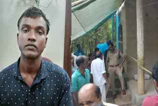 Man Killed Wife in Payyanur  Man Killed Wife  murder  ഭർത്താവ് ഭാര്യയെ വെട്ടിക്കൊന്നു  പ്രതി പൊലീസ് സ്റ്റേഷനില്‍ കീഴടങ്ങി  accused surrendered at the police station  വെട്ടിക്കൊന്നു  കൊലപാതകം  കൊലപാതകത്തിന് കാരണം കുടുംബവഴക്കെന്ന്‌ സംശയം  reason for the murder was a family dispute