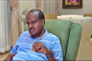 Former CM HD Kumaraswamy spoke to the media.