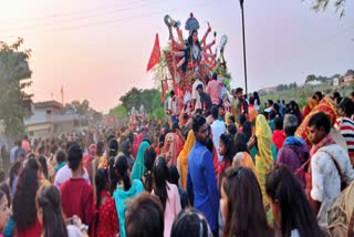 Maa Durga idol immersion