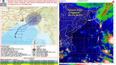 Hamoon Cyclone made landfall