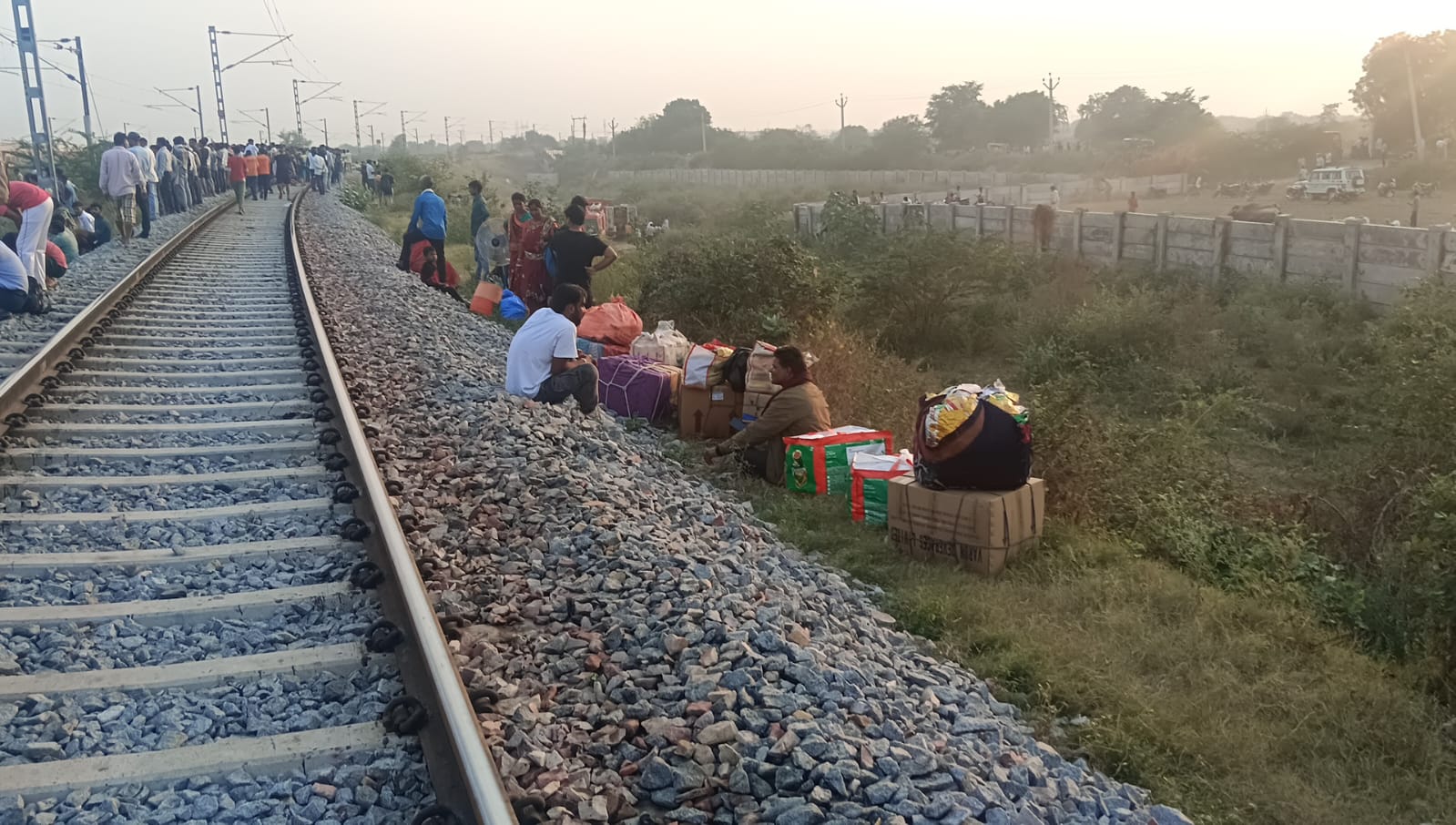 पातालकोट एक्सप्रेस में आग.