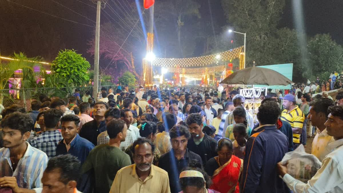 Crowds at Kittur Utsav