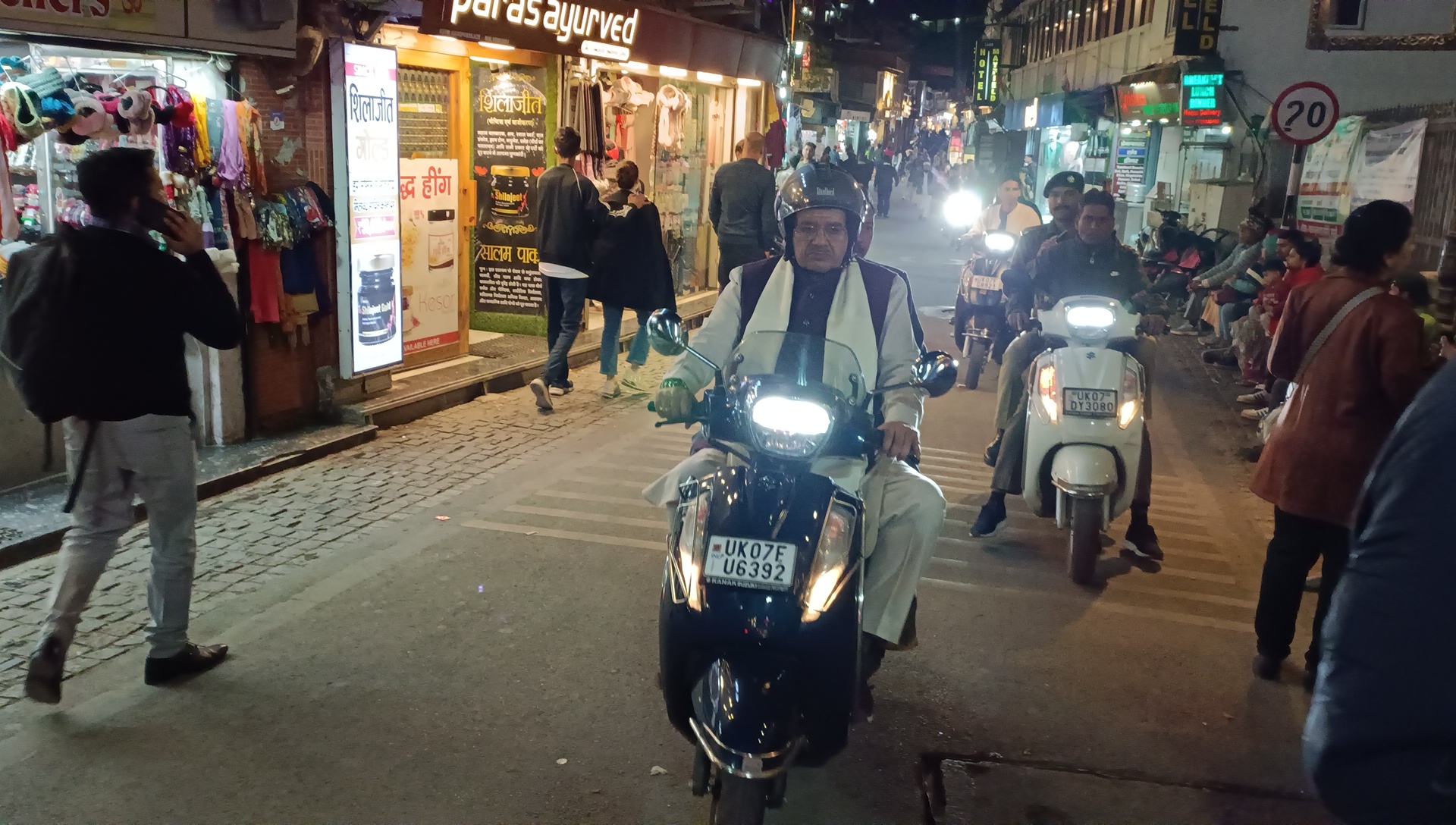 GANESH JOSHI DRIVE SCOOTY MUSSOORIE