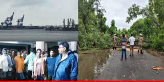 Situation In Jagatsinghpur After Cyclone Dana Made Landfall