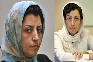 IRAN IMPRISONER NARGES MOHAMMADI  NOBEL PEACE PRIZE NARGES MOHAMMADI  നർഗസ് മുഹമ്മദി ഇറാന്‍  സമാധാന നൊബേൽ ജേതാവ് നർഗസ് മുഹമ്മദി